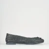 Ballerine tacco 1cm pelle blu