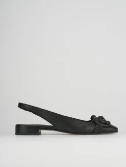 Ballerine tacco 1cm pelle nero