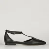 Ballerine tacco 1cm pelle nero