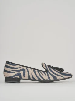 Ballerine tacco 1cm pelle multicolor