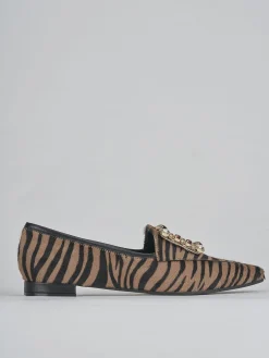 Ballerine tacco 1cm pelle multicolor