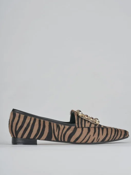 Ballerine tacco 1cm pelle multicolor