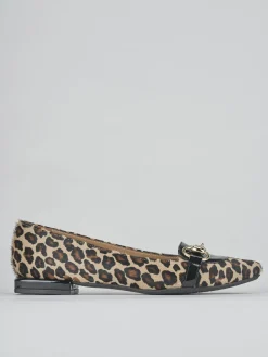 Ballerine tacco 1cm pelle multicolor