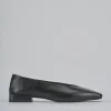 Ballerine tacco 2cm pelle nero