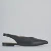 Ballerine tacco 1cm pelle nero