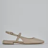 Ballerine tacco 1cm pelle beige