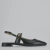 Ballerine tacco 2cm pelle nero