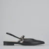 Ballerine tacco 1cm pelle nero
