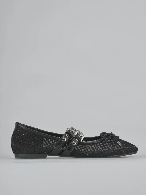 Ballerine tacco 1cm pelle nero