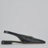 Ballerine tacco 1cm pelle nero