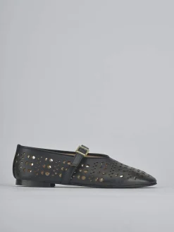 Ballerine tacco 1cm pelle nero