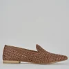 Ballerine tacco 1cm pelle marrone
