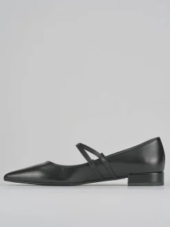 Ballerine tacco 2cm pelle nero