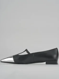 Ballerine tacco 1cm pelle nero