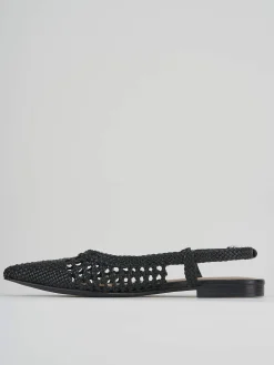 Ballerine tacco 1cm pelle nero