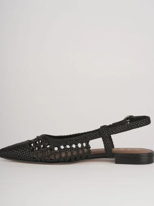 Ballerine tacco 1cm pelle nero