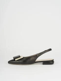 Ballerine tacco 1cm pelle nero