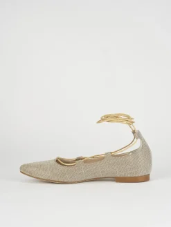 Ballerine tacco 1cm pelle beige