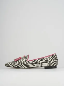 Ballerine tacco 1cm pelle rosa