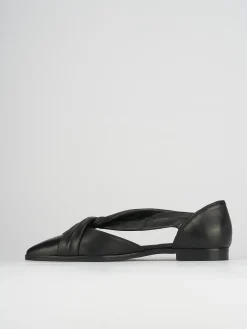 Ballerine tacco 1cm pelle nero