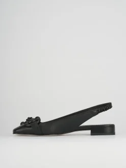 Ballerine tacco 1cm pelle nero