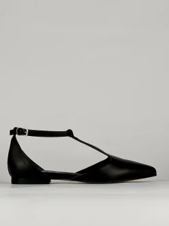 Ballerine tacco 1cm pelle nero