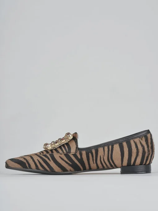 Ballerine tacco 1cm pelle multicolor