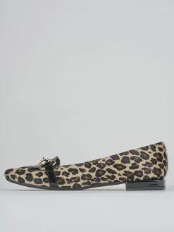 Ballerine tacco 1cm pelle multicolor