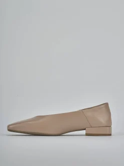 Ballerine tacco 2cm pelle rosa