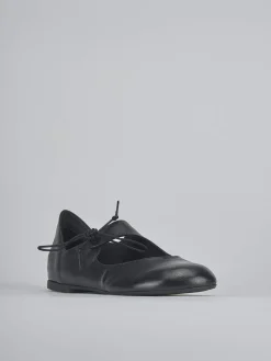 Ballerine tacco 1cm pelle nero