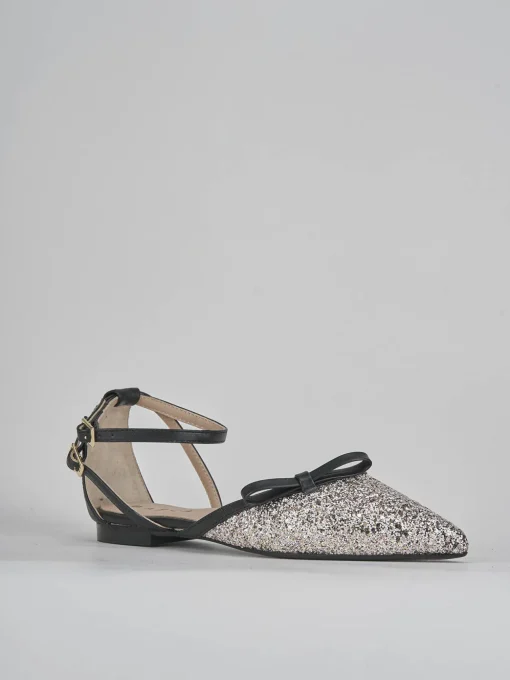 Ballerine tacco 1cm pelle nero