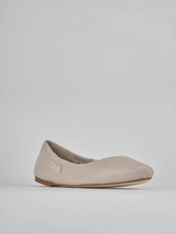 Ballerine tacco 1cm pelle rosa