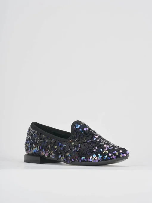 Ballerine tacco 1cm pelle multicolor