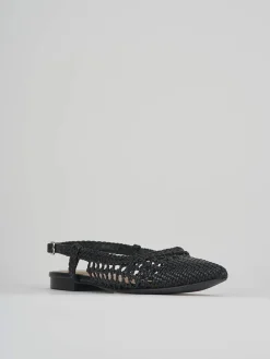 Ballerine tacco 1cm pelle nero