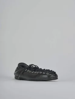 Ballerine tacco 1cm pelle nero