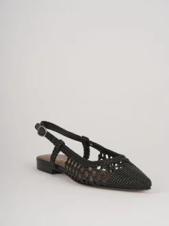 Ballerine tacco 1cm pelle nero