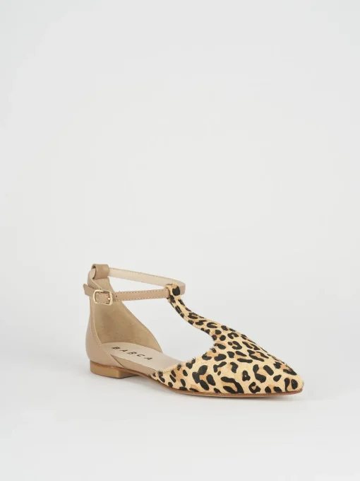 Ballerine tacco 1cm pelle multicolor