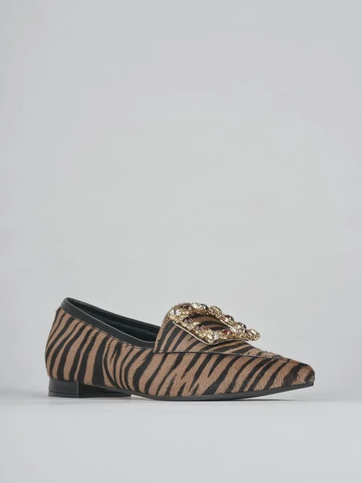 Ballerine tacco 1cm pelle multicolor