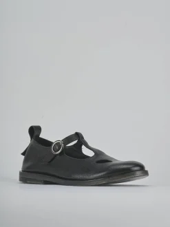 Ballerine tacco 1cm pelle nero
