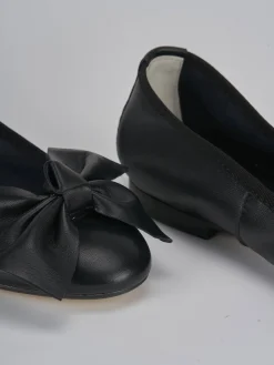 Ballerine tacco 1cm pelle nero