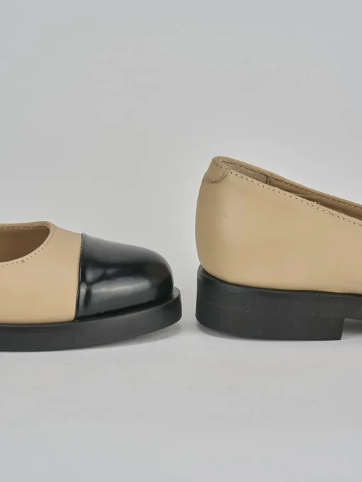 Ballerine tacco 2cm pelle nero