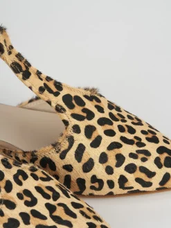 Ballerine tacco 1cm pelle multicolor