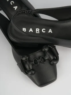 Ballerine tacco 1cm pelle nero
