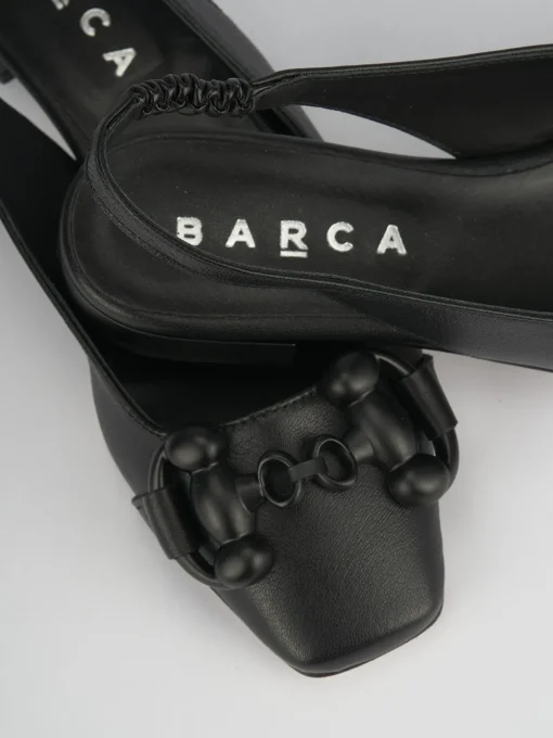 Ballerine tacco 1cm pelle nero