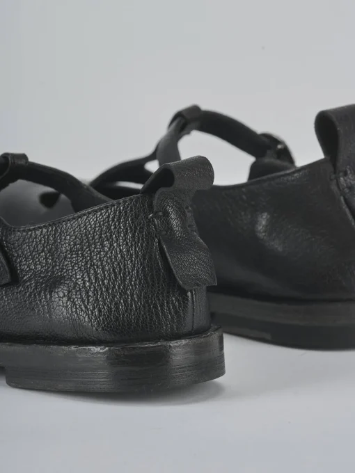 Ballerine tacco 1cm pelle nero
