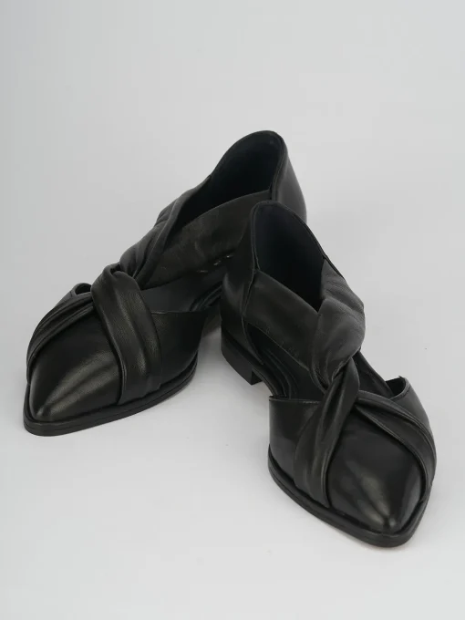 Ballerine tacco 1cm pelle nero