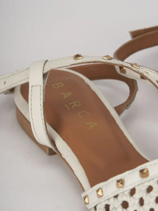 Ballerine tacco 1cm pelle bianco