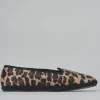 Ballerine tacco 1cm velluto multicolor