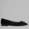 Ballerine tacco 1cm velluto nero
