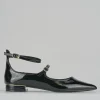 Ballerine tacco 1cm vernice nero